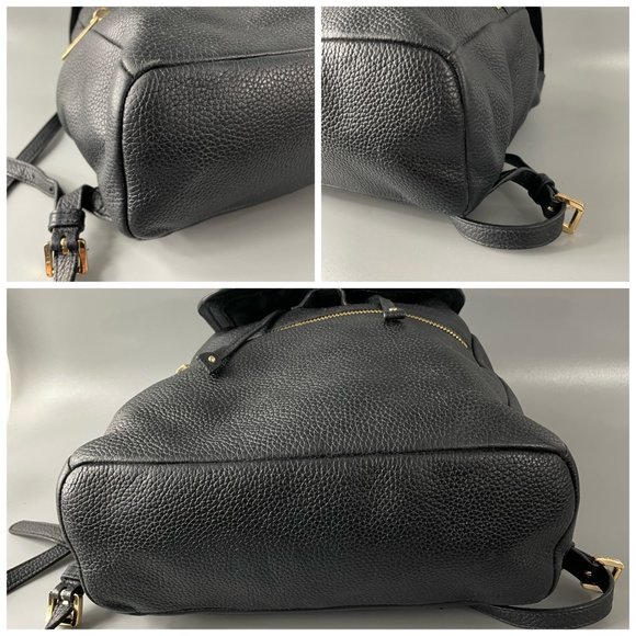 Michael Kors Women\'s MK Rachel LG Flap Black Leather Backpack main image 14